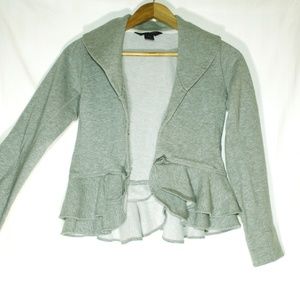 Ralph Lauren Ruffled Cotton Blazer
